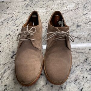 Men's Clarks Tan Suede Shoes- 10.5